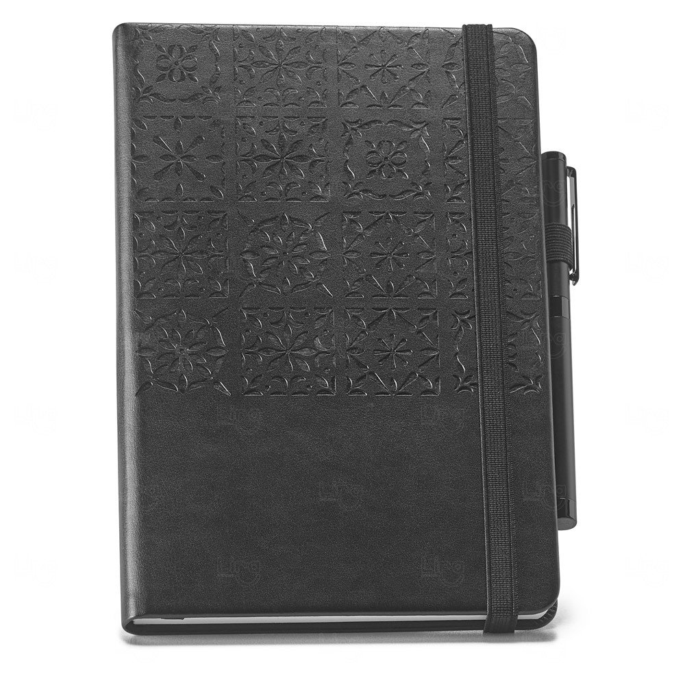 Moleskine A5 em Couro Sintético Personalizado - 21 x 14 cm 