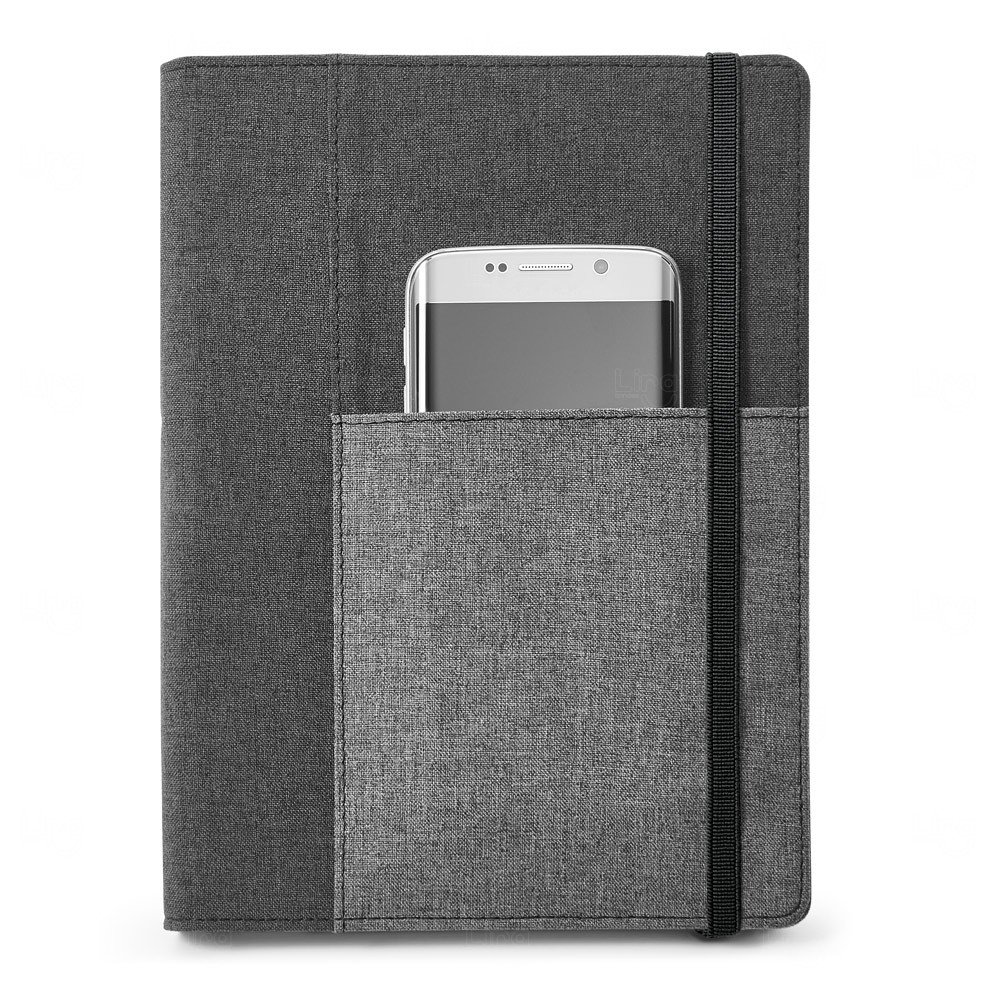 Capa A5 com Bloco de Notas Personalizada - 22 x 16 cm 