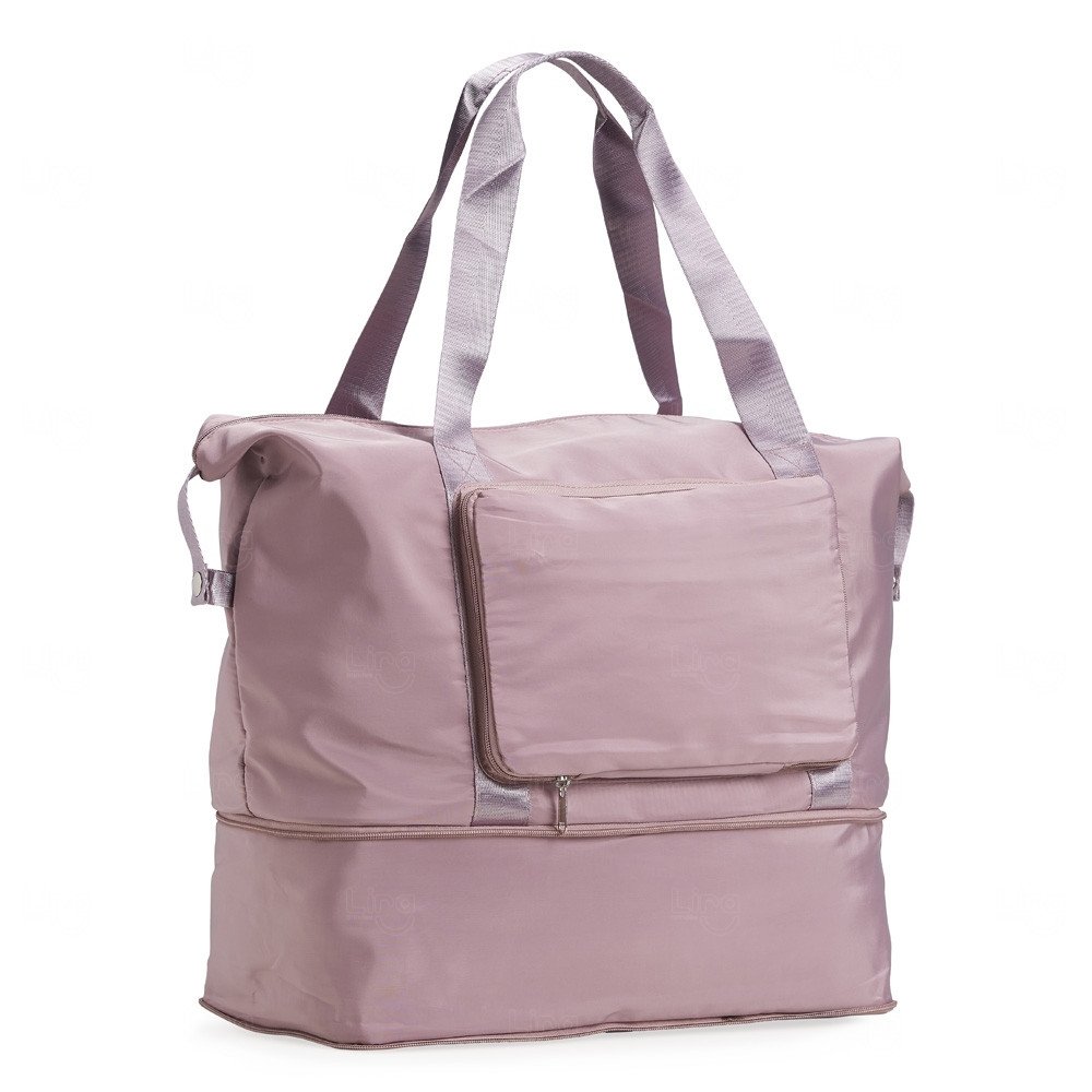 Bolsa Dobrável 35L Personalizada Rosa