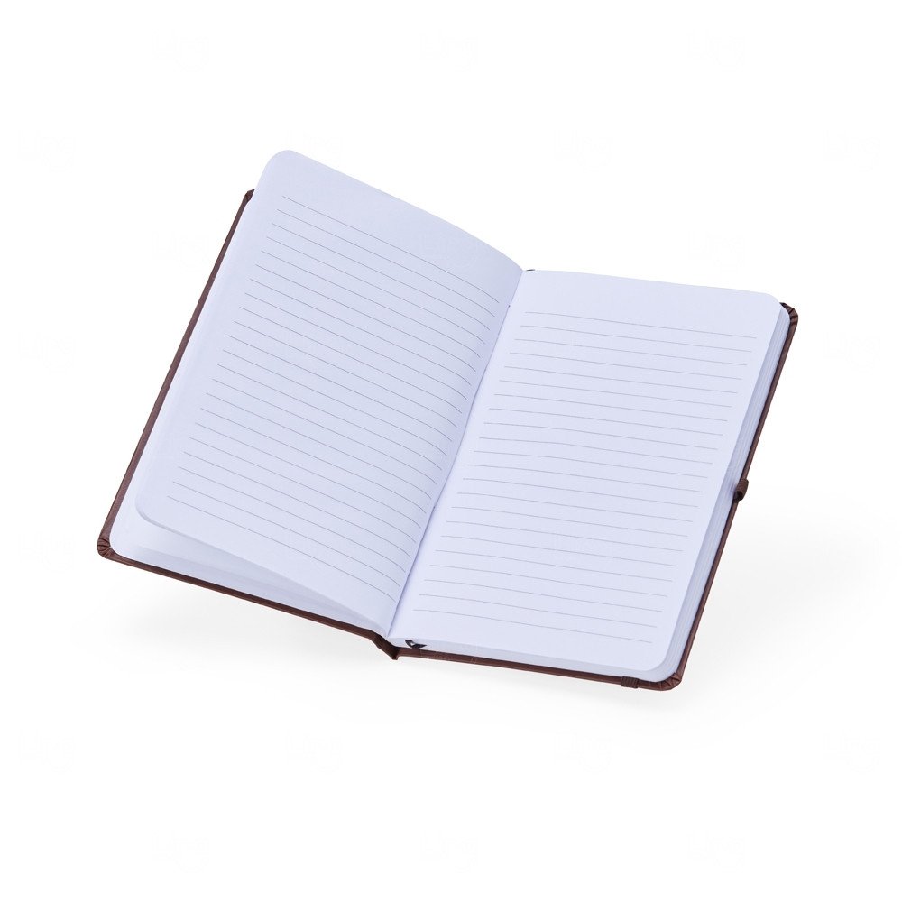 Moleskine em Couro Sintético Personalizado - 21,1 x 14,1 cm 