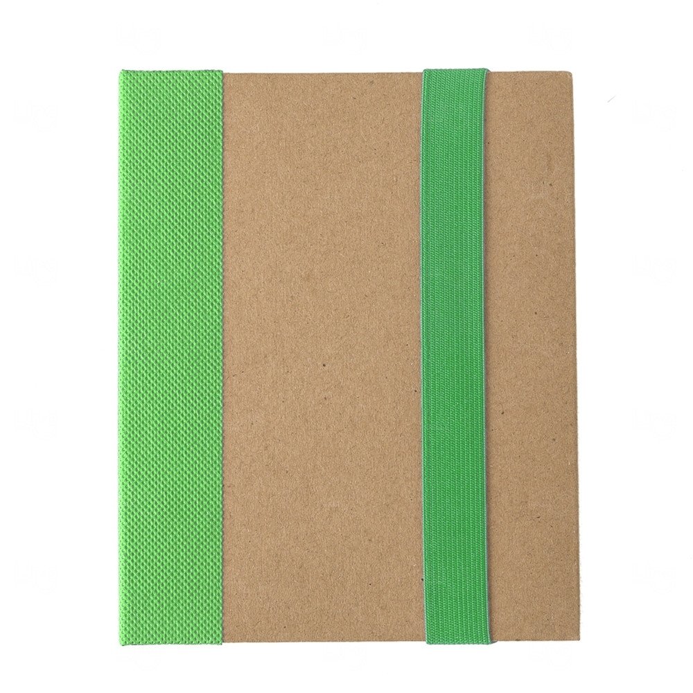 Bloco de Notas Ecológico Post-it e Caneta Personalizado - 18x14cm 