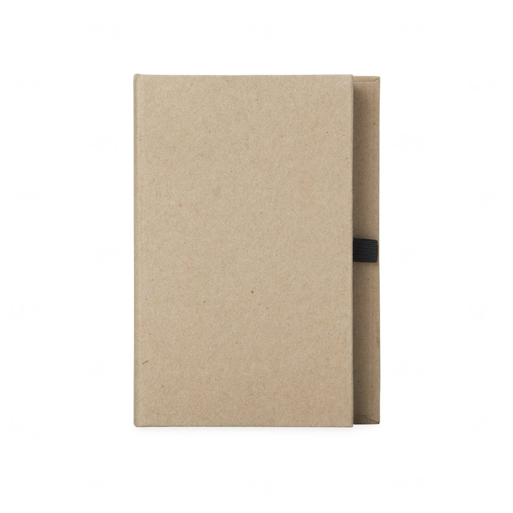 Bloco de Anotações Ecológico Kraft Personalizado - 14,2 x 9,8 cm 