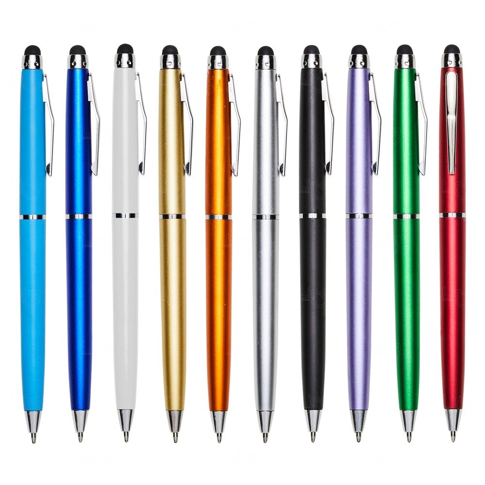 Caneta Plástica Touch Personalizada 