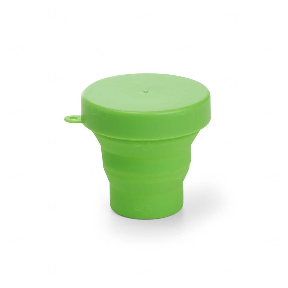 Copo Retrátil de Silicone 150ml Personalizado 
