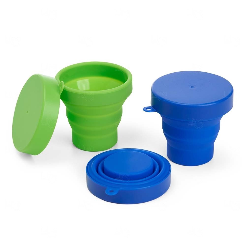 Copo Retrátil de Silicone 150ml Personalizado 