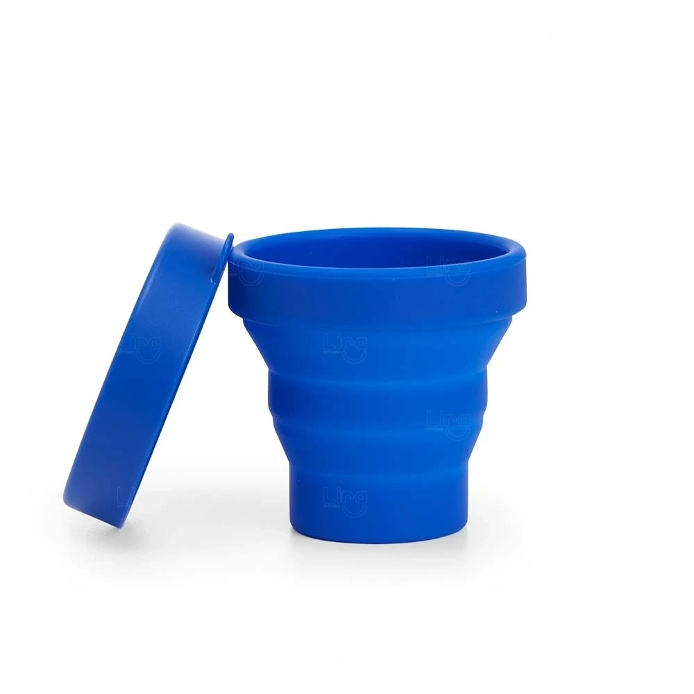 Copo Retrátil de Silicone 150ml Personalizado 