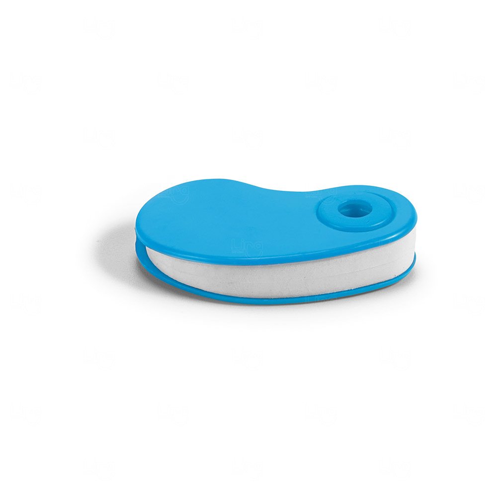 Borracha com Capa Protetora Personalizada Azul Claro