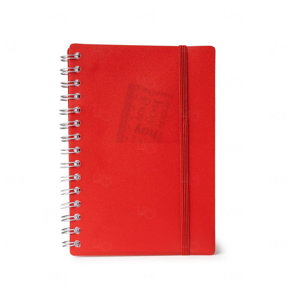 Agenda Diária 2026 com Espiral Personalizada - 20x14,6cm 