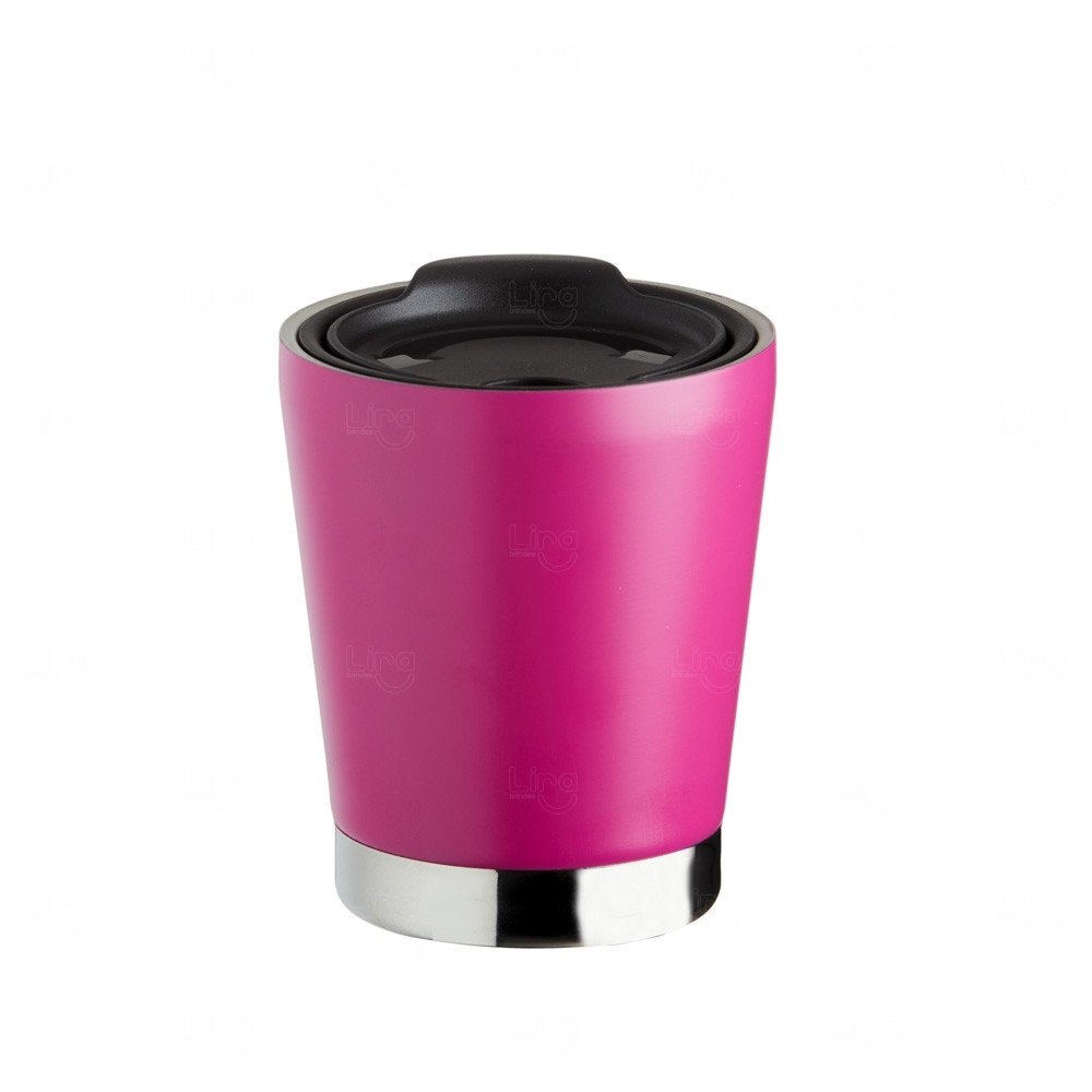 Copo Térmico Inox com Tampa Personalizado - 300ml 