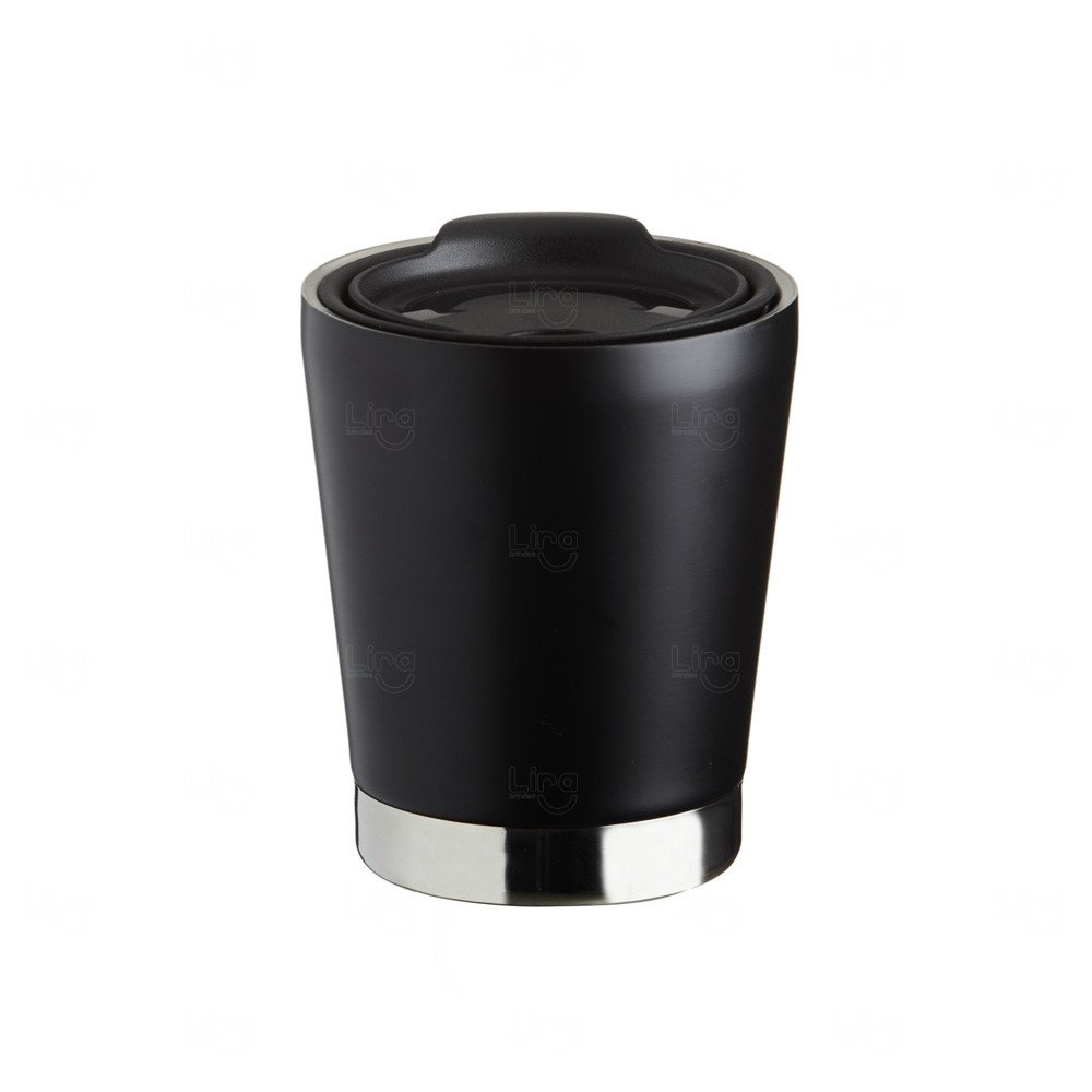 Copo Térmico Inox com Tampa Personalizado - 300ml 