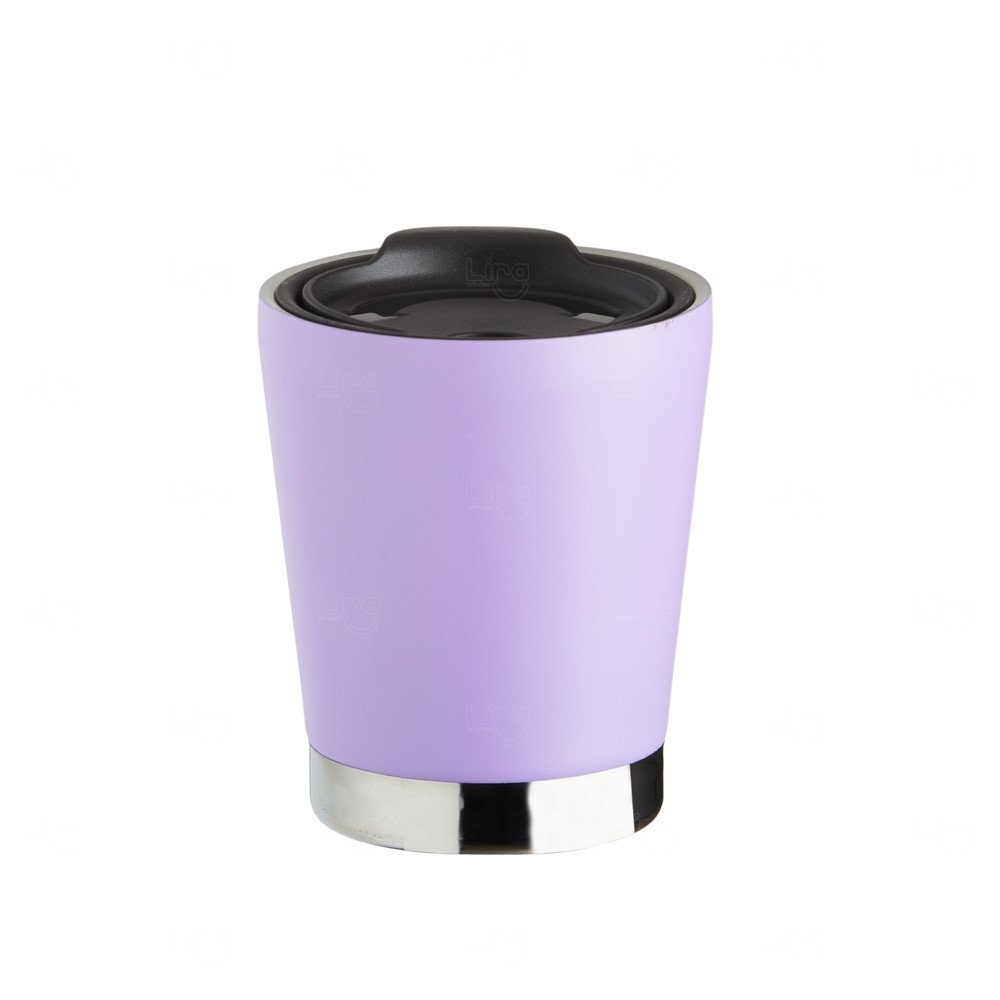 Copo Térmico Inox com Tampa Personalizado - 300ml 