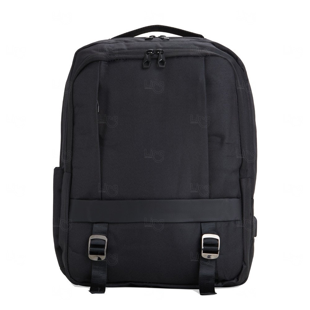 Mochila Nylon 20L para Notebook 15,6" Personalizada Preto