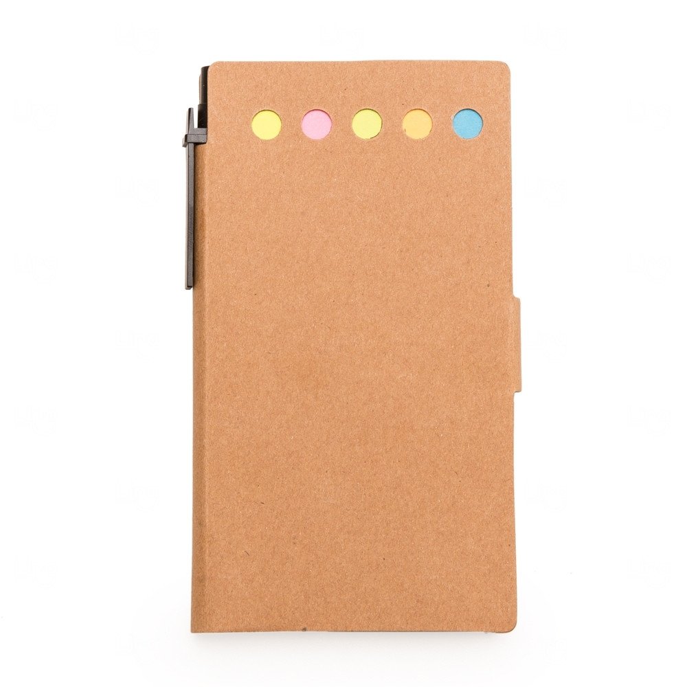 Bloco Ecológico Autoadesivo e Caneta Personalizado - 15 x 8,6 cm 