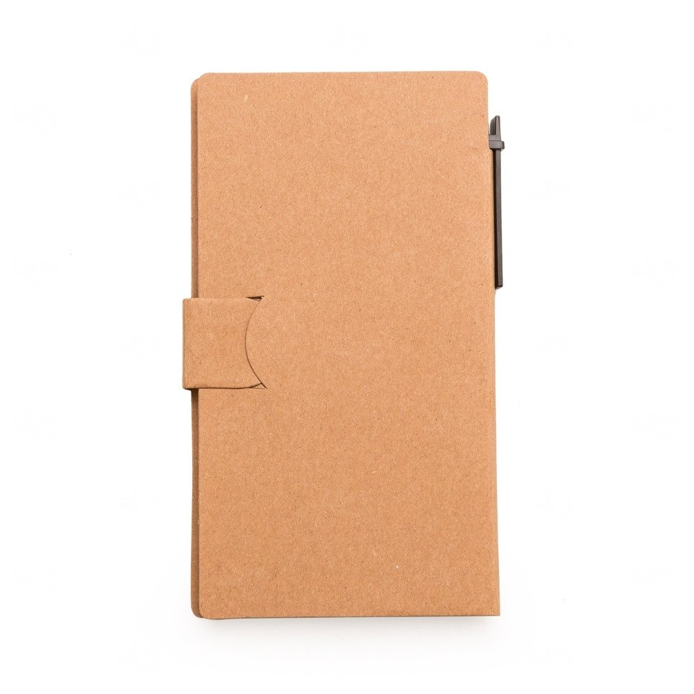 Bloco Ecológico Autoadesivo e Caneta Personalizado - 15 x 8,6 cm 