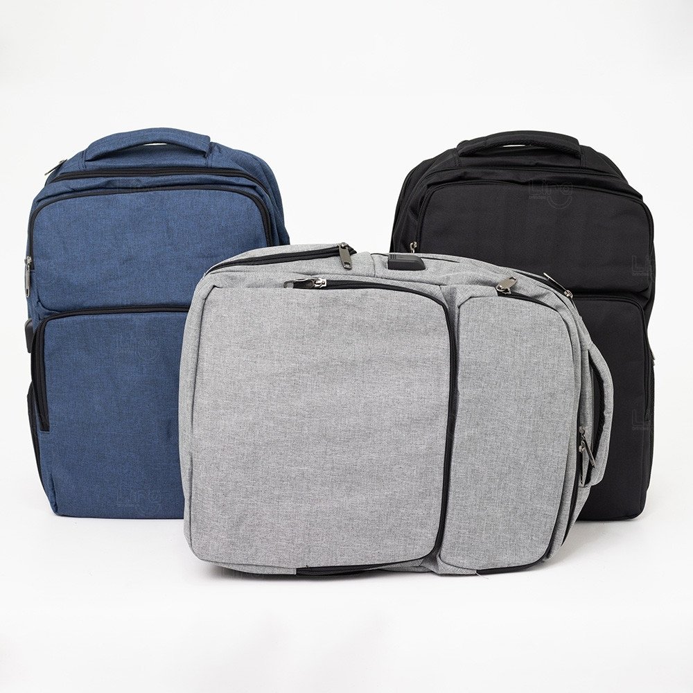 Mochila Nylon 29L com 6 Compartimentos Personalizada 