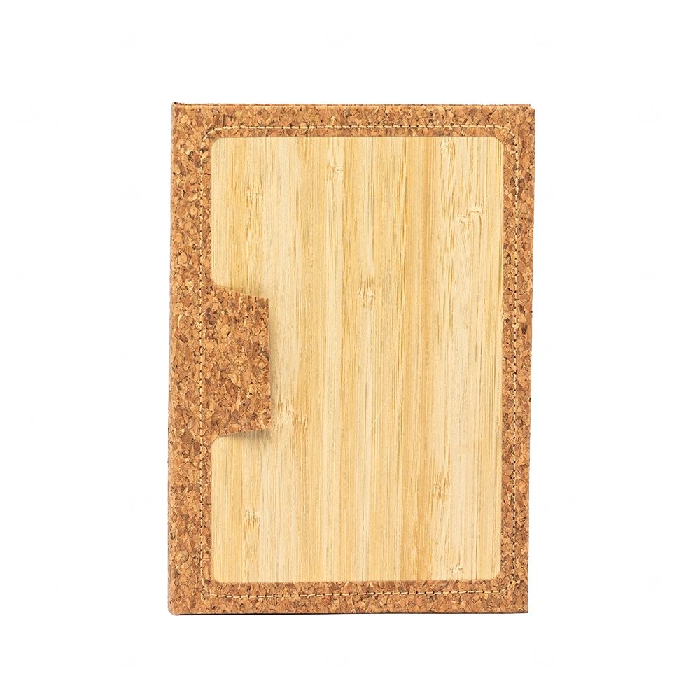 Moleskine Ecológico Bambu e Cortiça Personalizado - 21 x 14,9 cm 