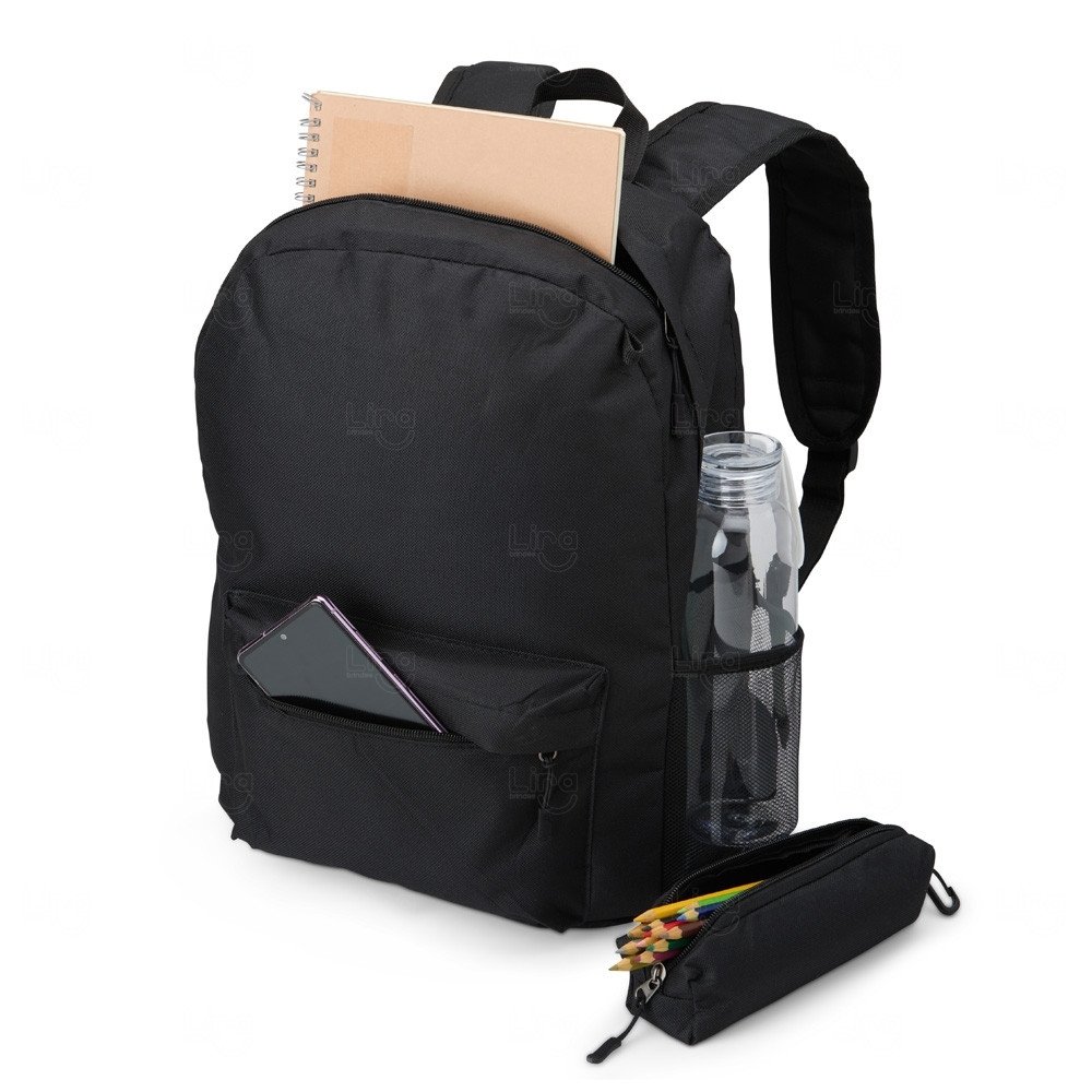 Mochila de Nylon 27 Litros com Estojo Personalizada 
