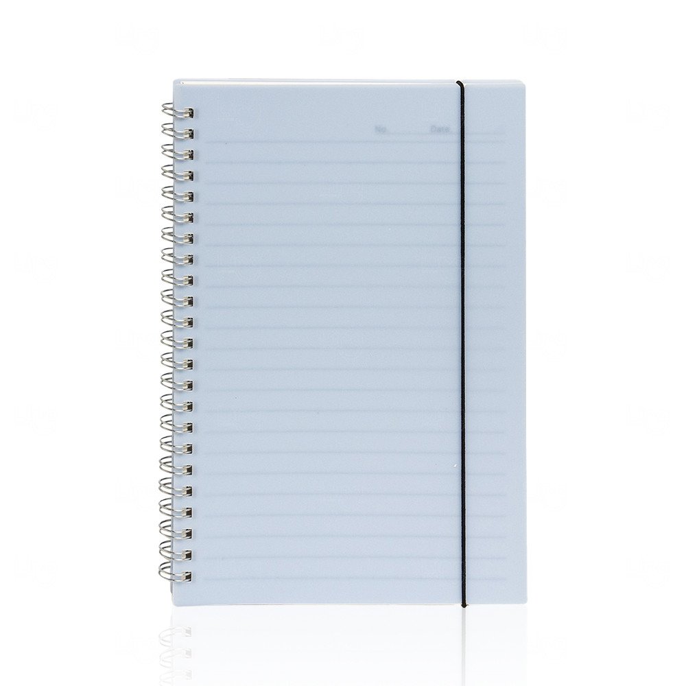 Caderno Personalizado A5 com Capa Plástica - 21 x 15 cm Azul