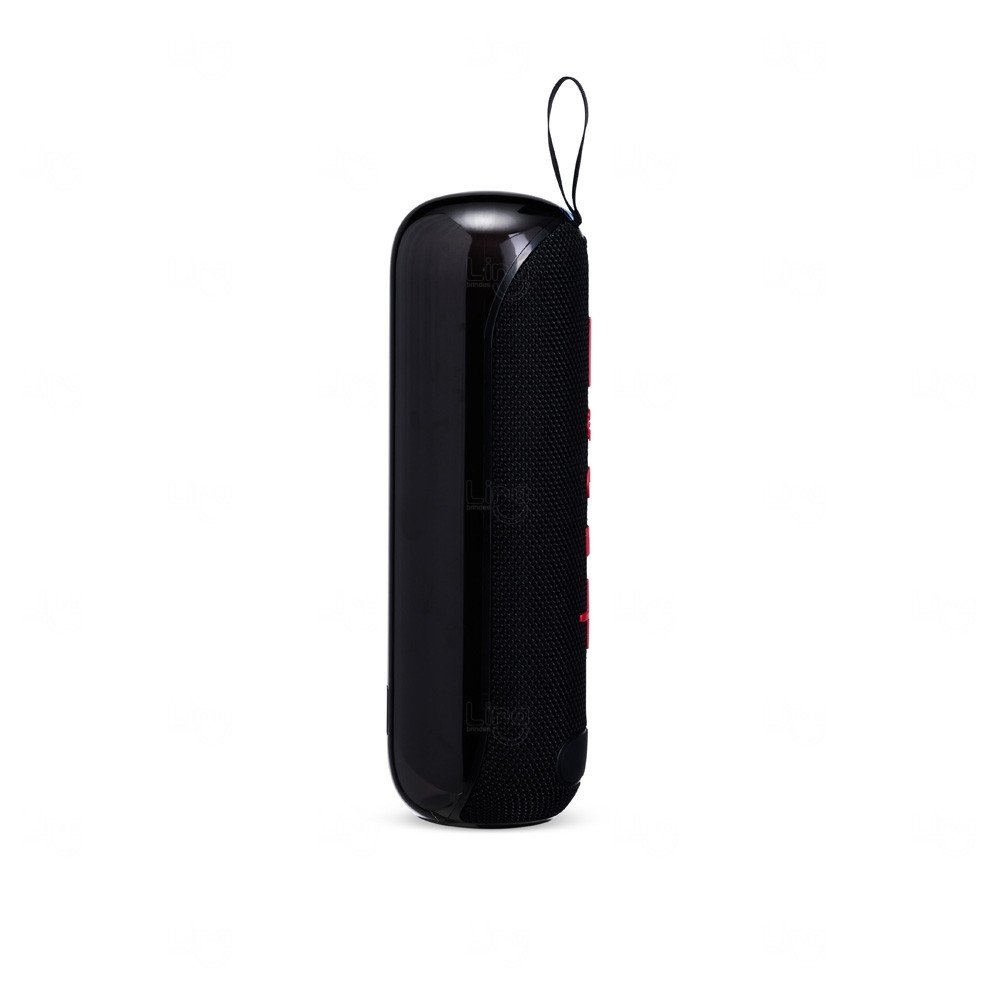 Caixa de Som Bluetooth com Luzes Personalizada Preto