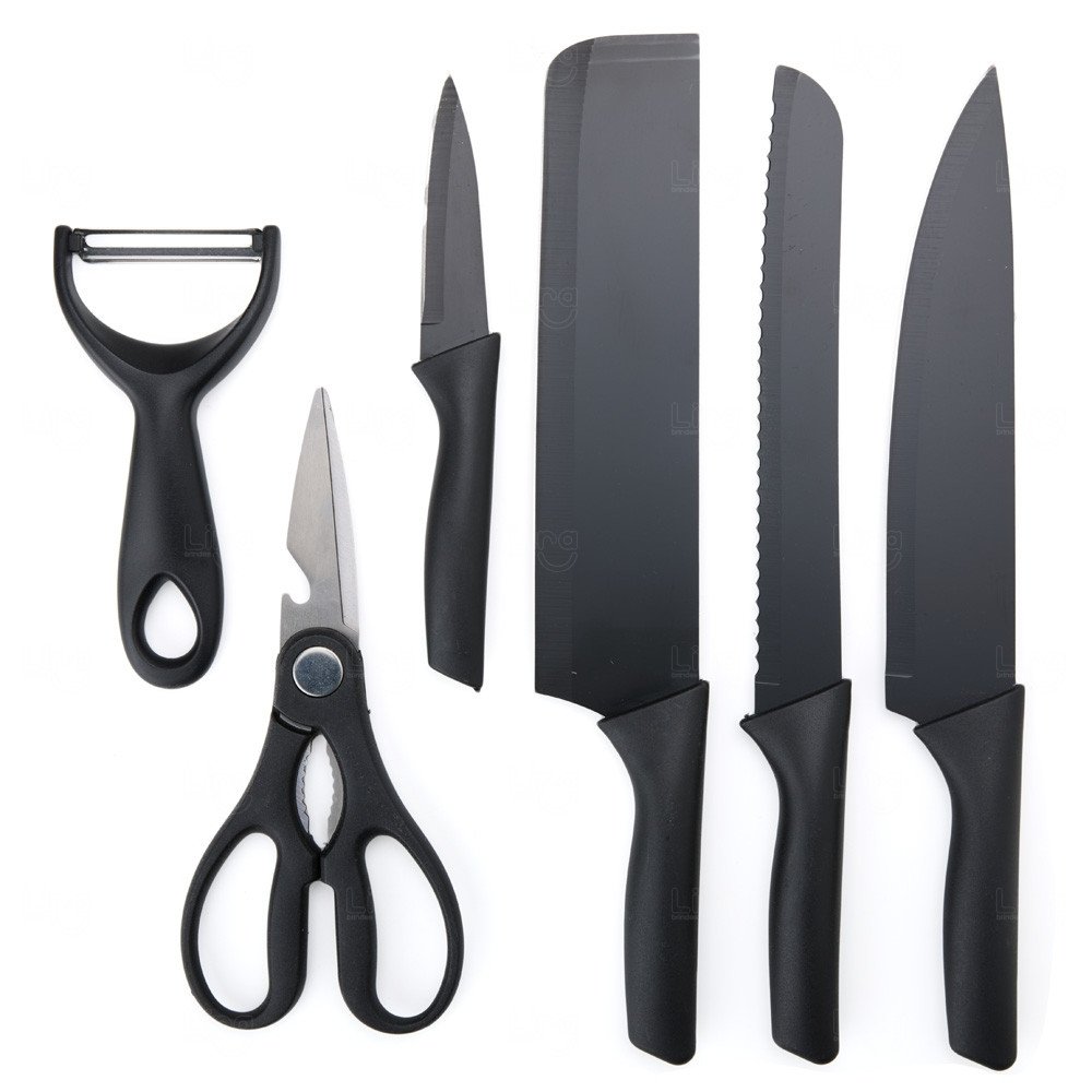 Kit de Facas para Churrasco Personalizado - 6 Peças 