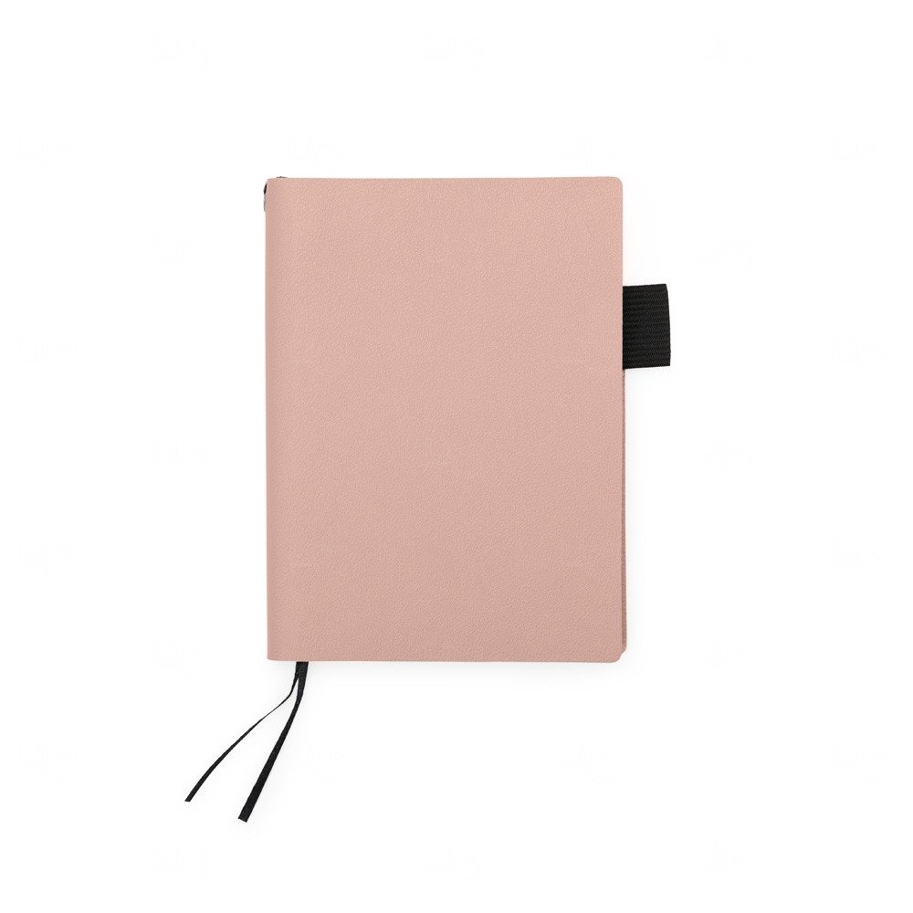 Caderneta A6 em Couro Sintético Personalizada - 14,7 x 10,9 cm 