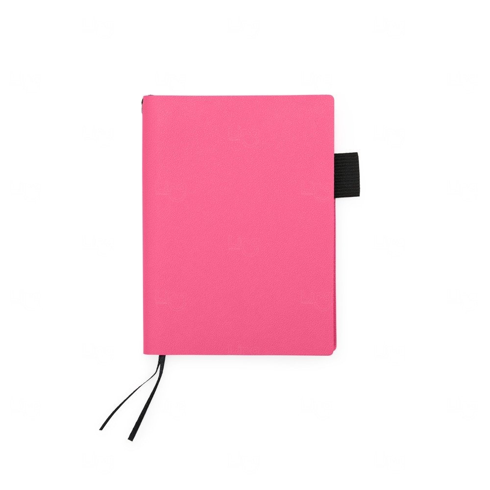Caderneta A6 em Couro Sintético Personalizada - 14,7 x 10,9 cm 