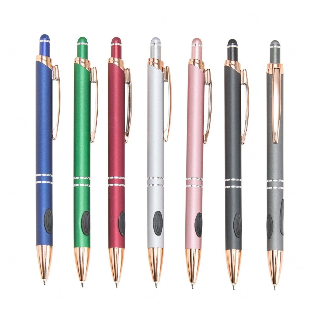 Caneta Metálica com Ponteira Touch Personalizada 