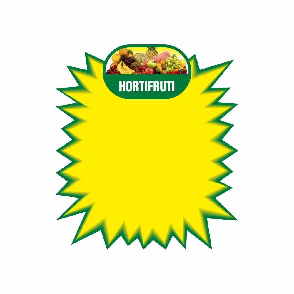 Splash com Corte Hortifruti 20x23cm – 100 Unidades 